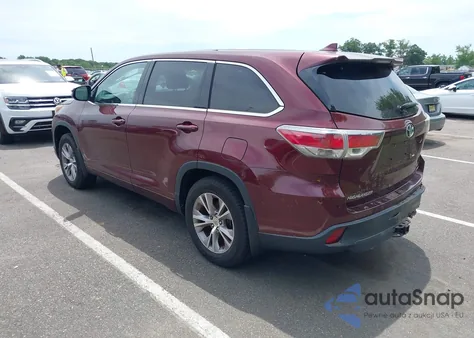 2015 Toyota Highlander Le/Le Plus from USA, damaged, VIN 5TDBKRFH7FS089995